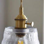 Aura Suspension Vintage Laiton Verre - Neutralighting