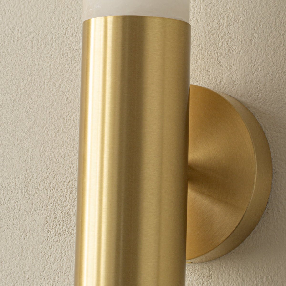 Evtalos Applique Murale Cylindrique en Albâtre - Neutralighting