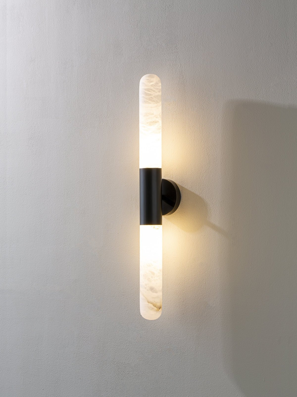 Evtalos Applique Murale Cylindrique en Albâtre - Neutralighting