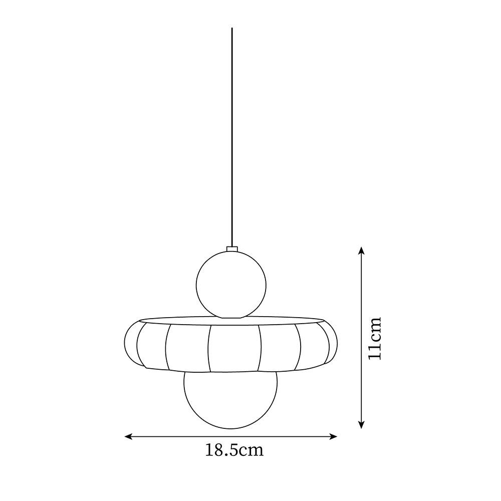 Aria Suspension Crème Mignonne - Neutralighting