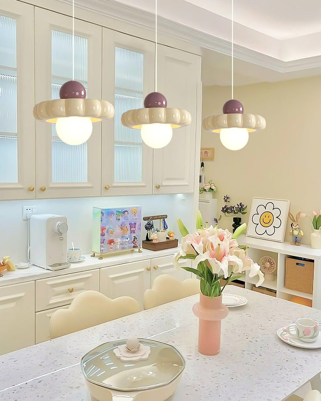 Aria Suspension Crème Mignonne - Neutralighting