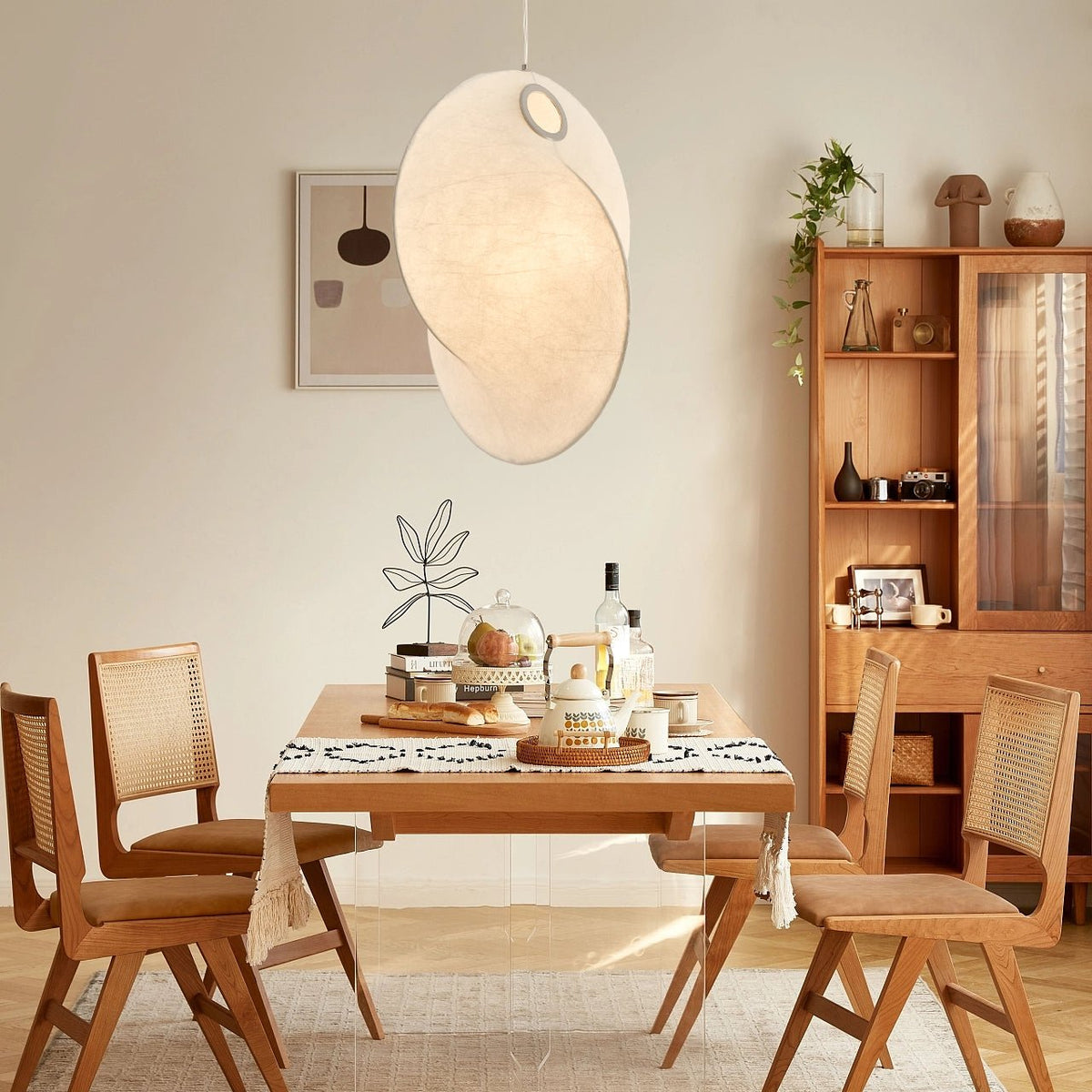 Verine Suspension Sculpturale en Soie de Mûrier - Neutralighting