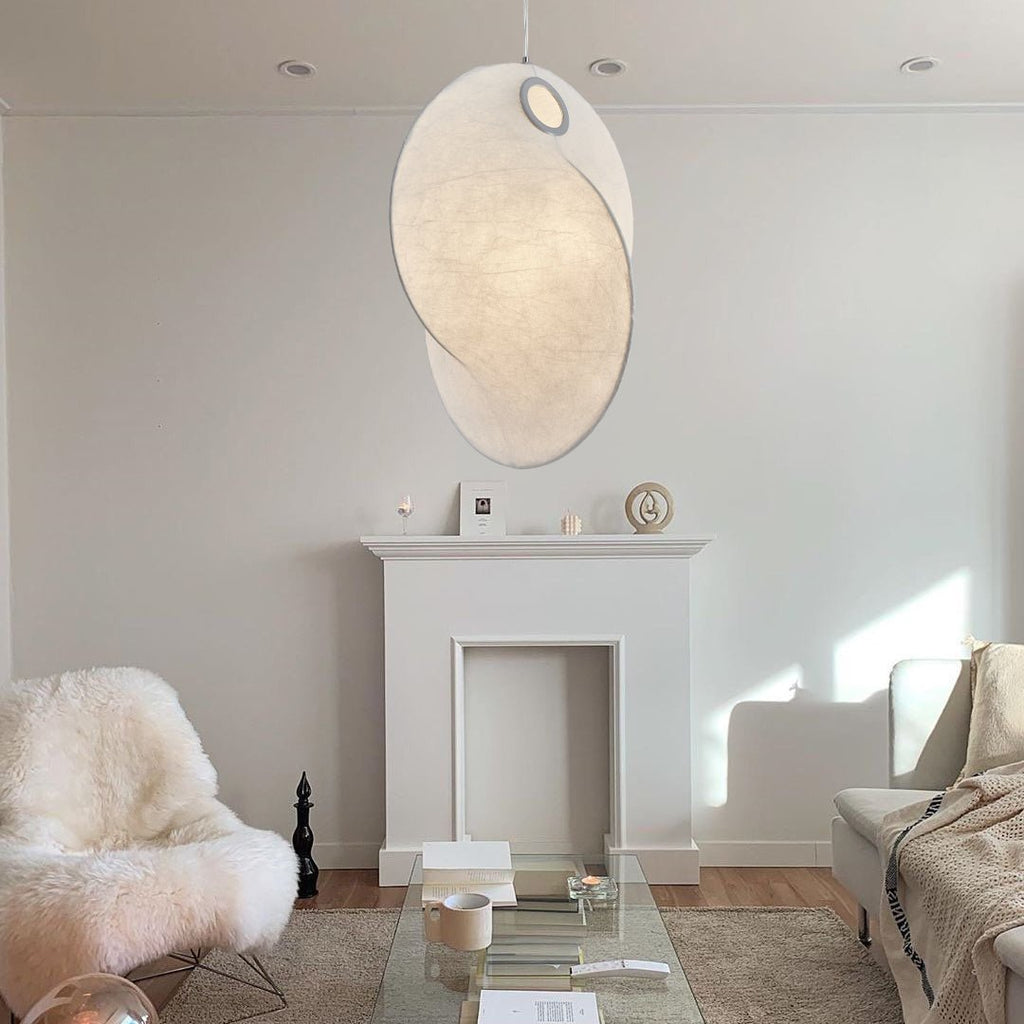 Verine Suspension Sculpturale en Soie de Mûrier - Neutralighting