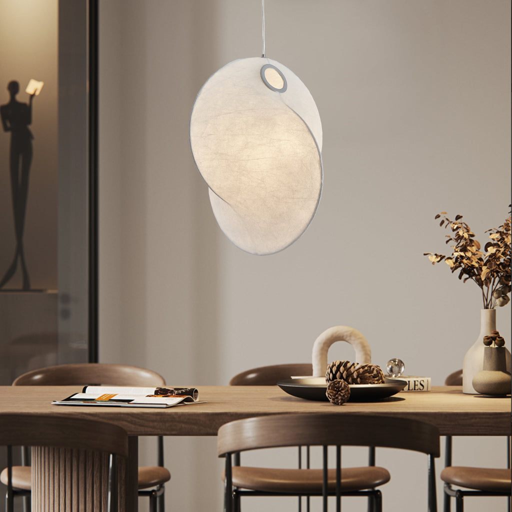 Verine Suspension Sculpturale en Soie de Mûrier - Neutralighting
