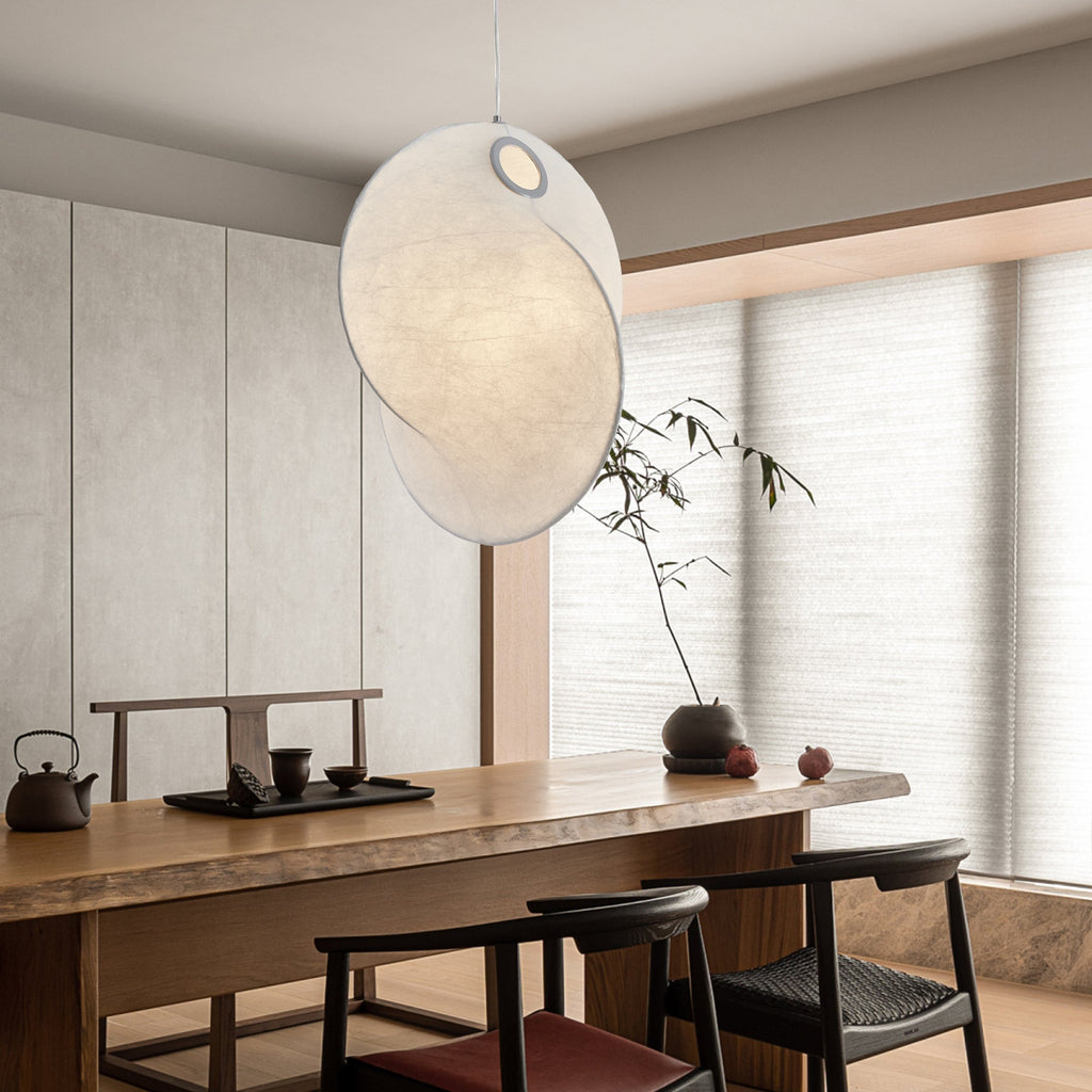 Verine Suspension Sculpturale en Soie de Mûrier - Neutralighting