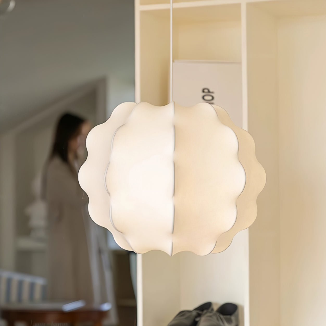 Elora Lampe Pendante Scandinave en Soie - Neutralighting