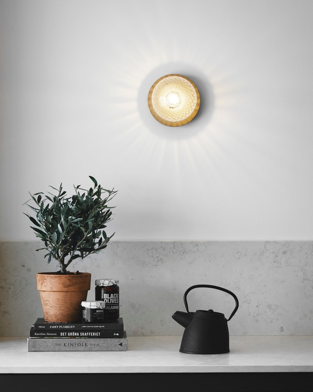 Irinor Applique murale en laiton de style nordique haut de gamme - Neutralighting