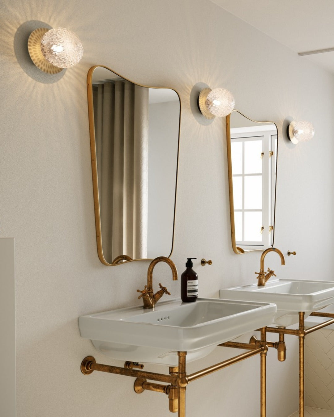Irinor Applique murale en laiton de style nordique haut de gamme - Neutralighting
