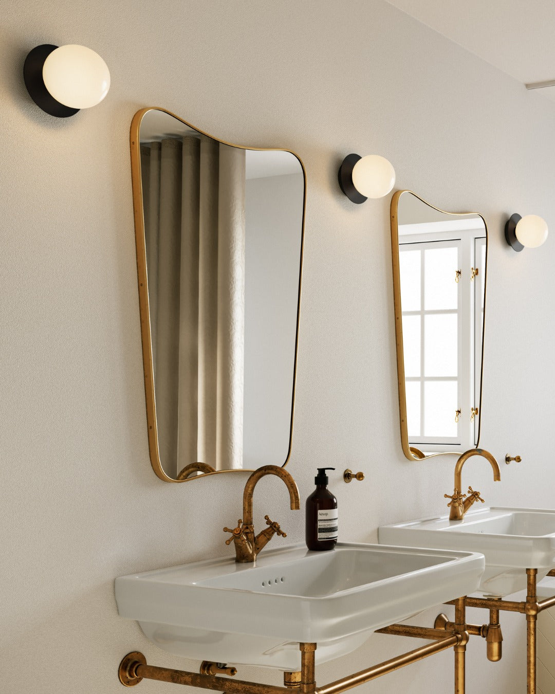 Irinor Applique murale en laiton de style nordique haut de gamme - Neutralighting