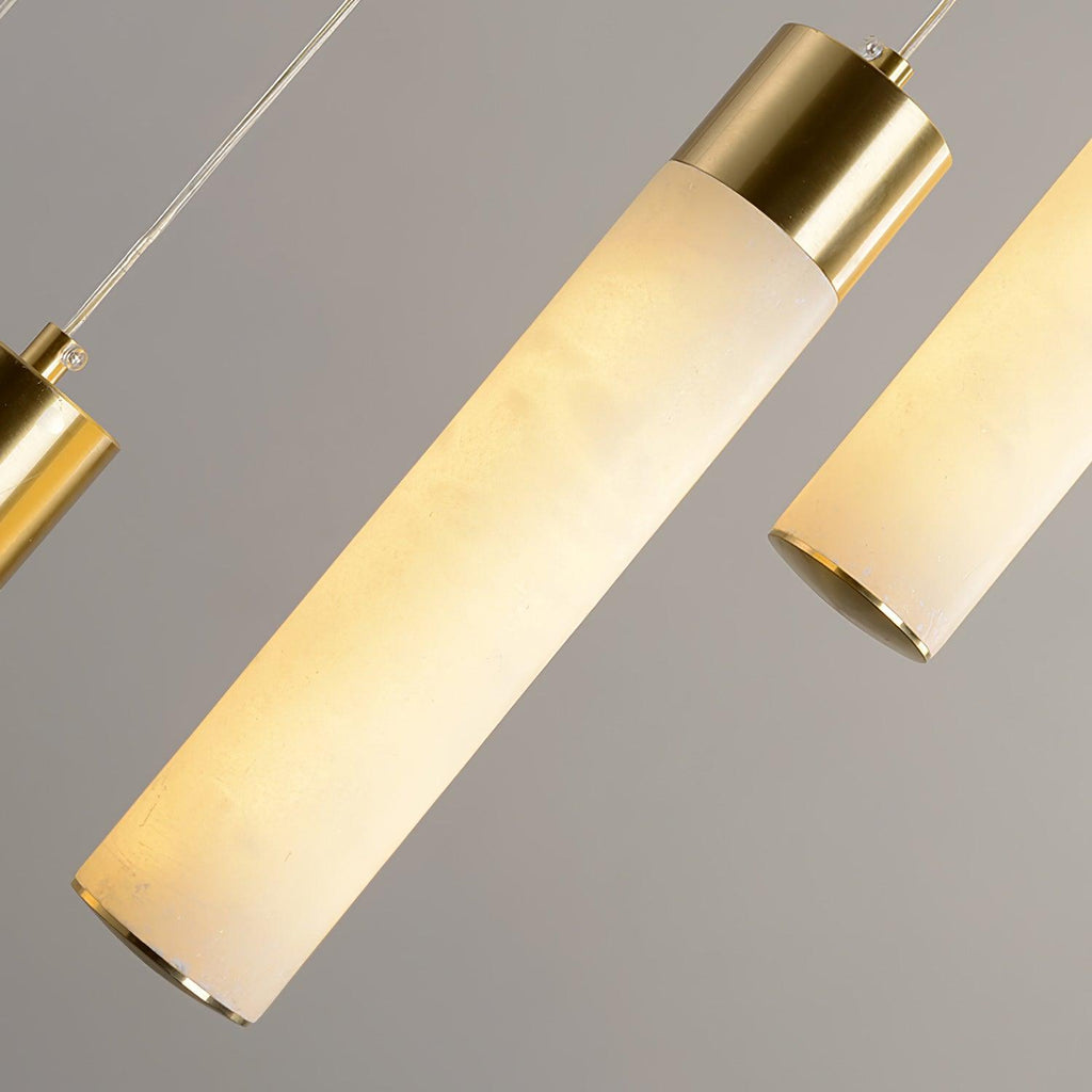 Aurelia Chandelier Albâtre pour Escalier - Neutralighting