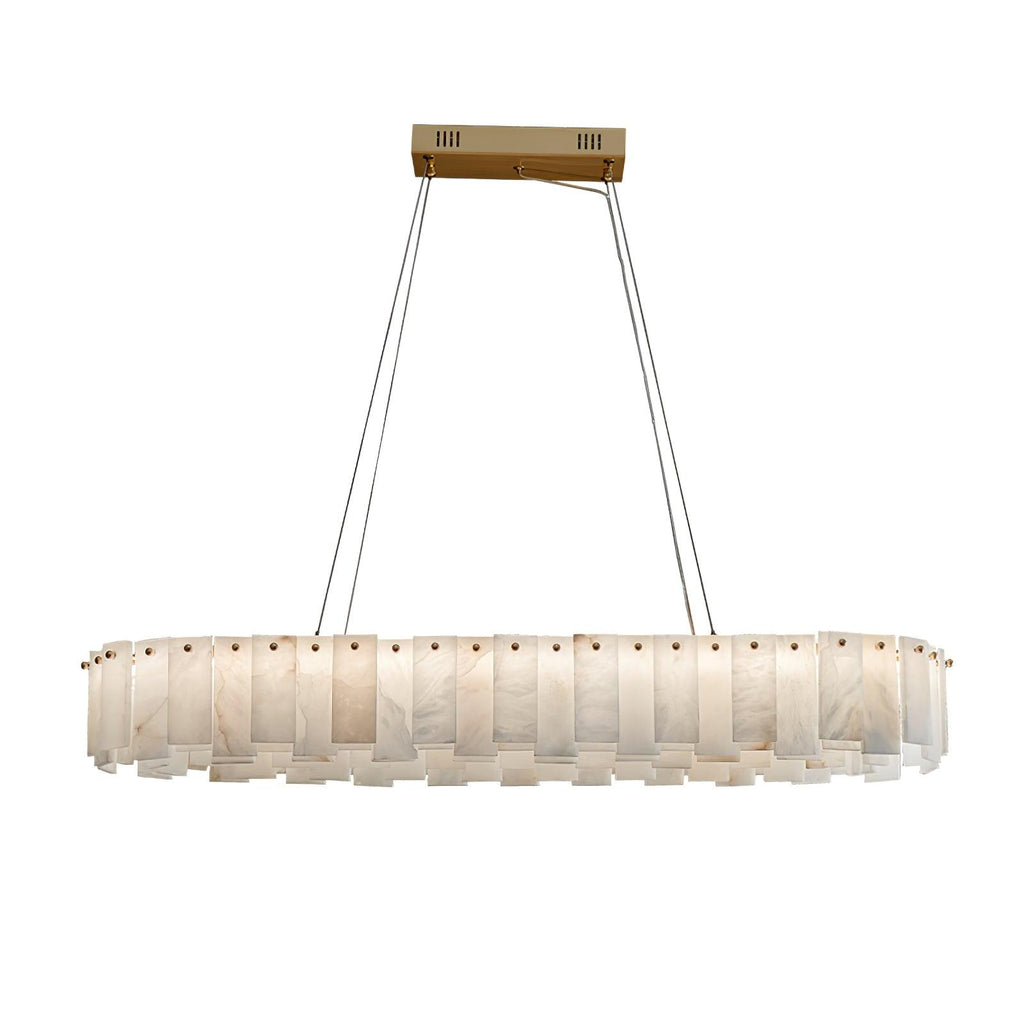 Vodore Chandelier de Luxe en Albâtre - Neutralighting