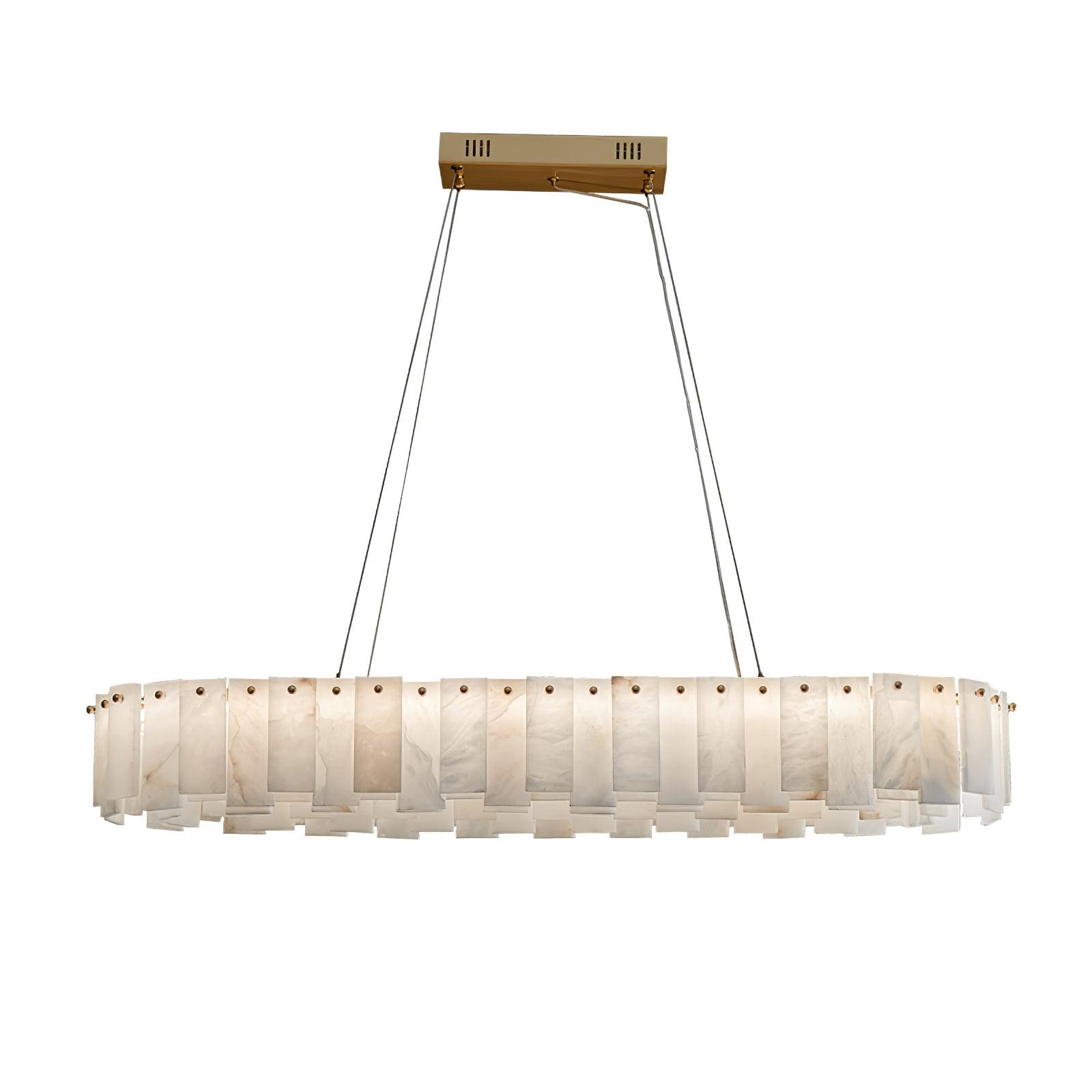 Vodore Chandelier de Luxe en Albâtre - Neutralighting