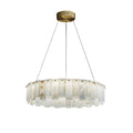 Vodore Chandelier de Luxe en Albâtre - Neutralighting