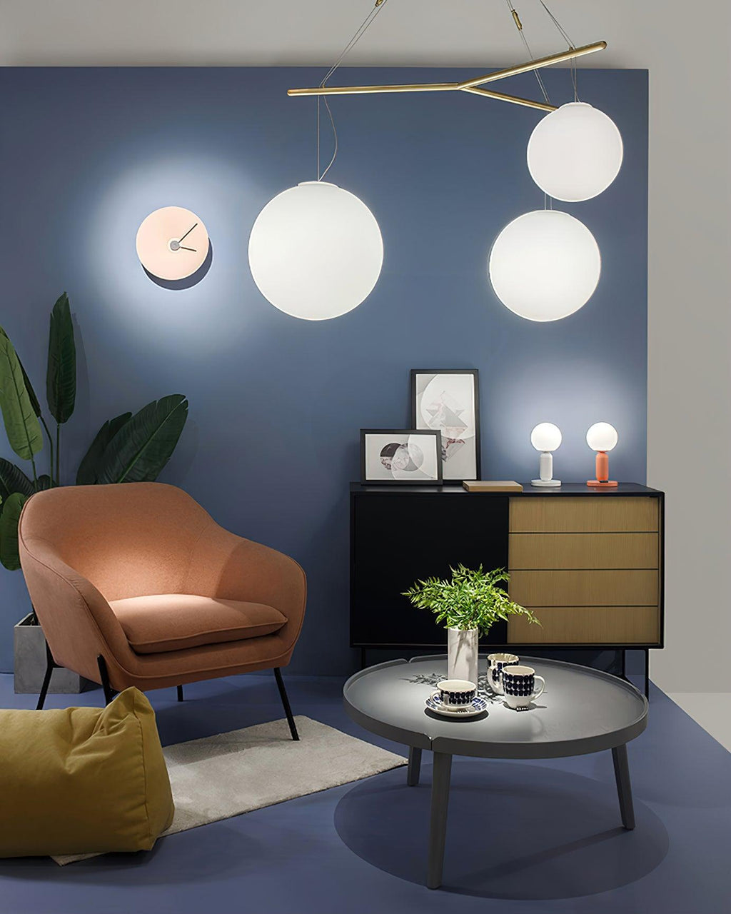 Triad Lampe Pendante en Verre Minimaliste - Neutralighting