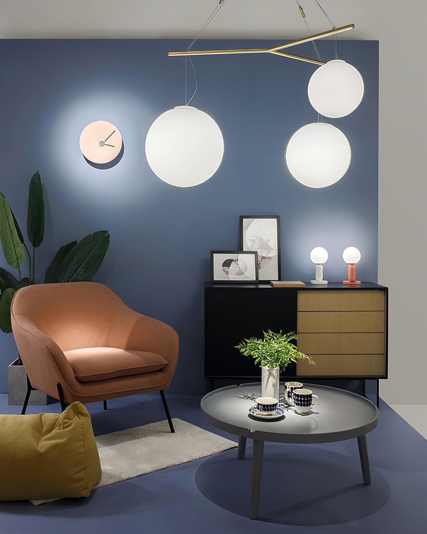 Triad Lampe Pendante en Verre Minimaliste - Neutralighting