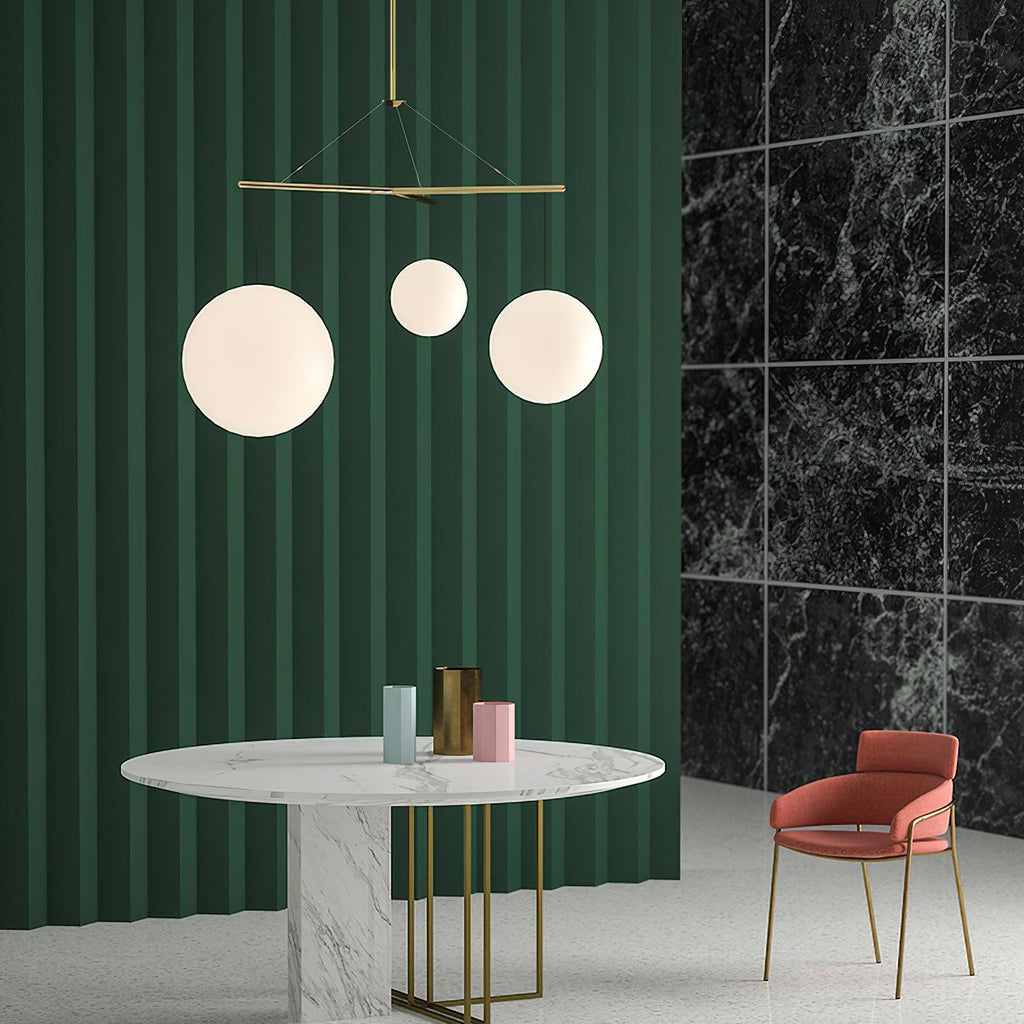 Triad Lampe Pendante en Verre Minimaliste - Neutralighting