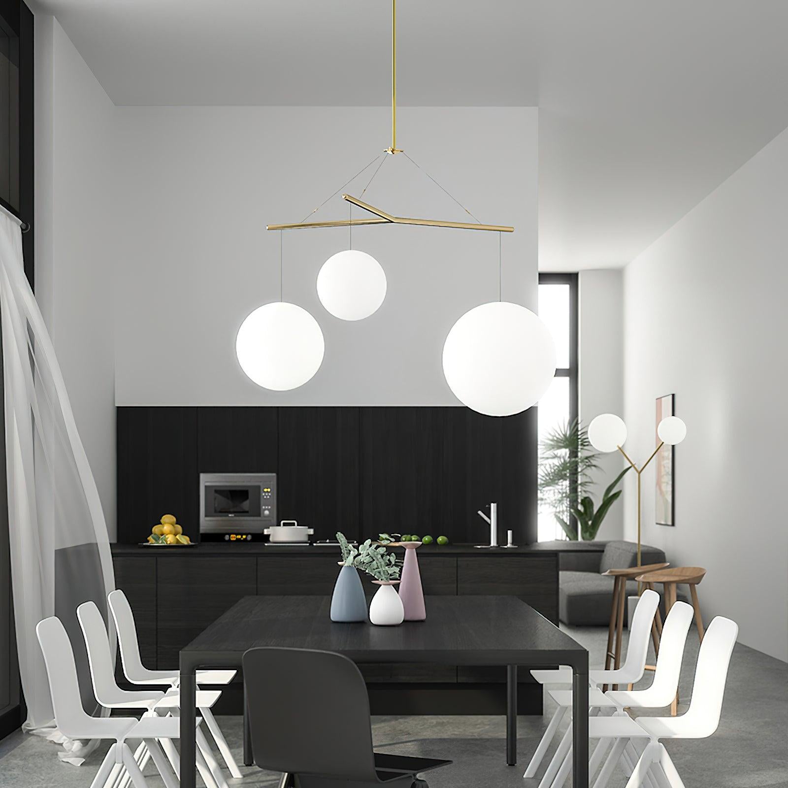 Triad Lampe Pendante en Verre Minimaliste - Neutralighting