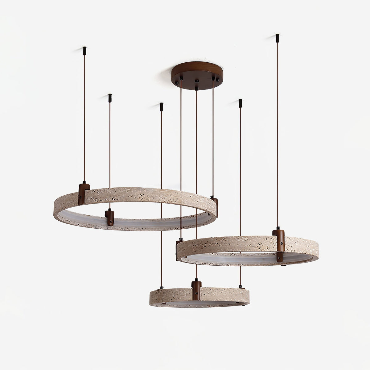 Orvinir Chandelier en Travertin - Neutralighting