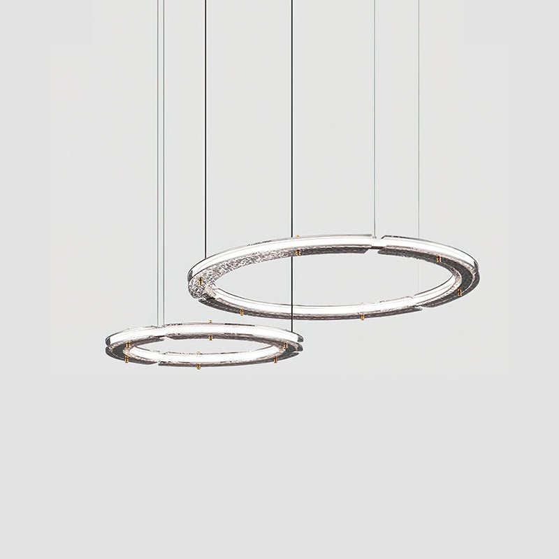 Lunara Double Anneau Crystal Lustre - Neutralighting