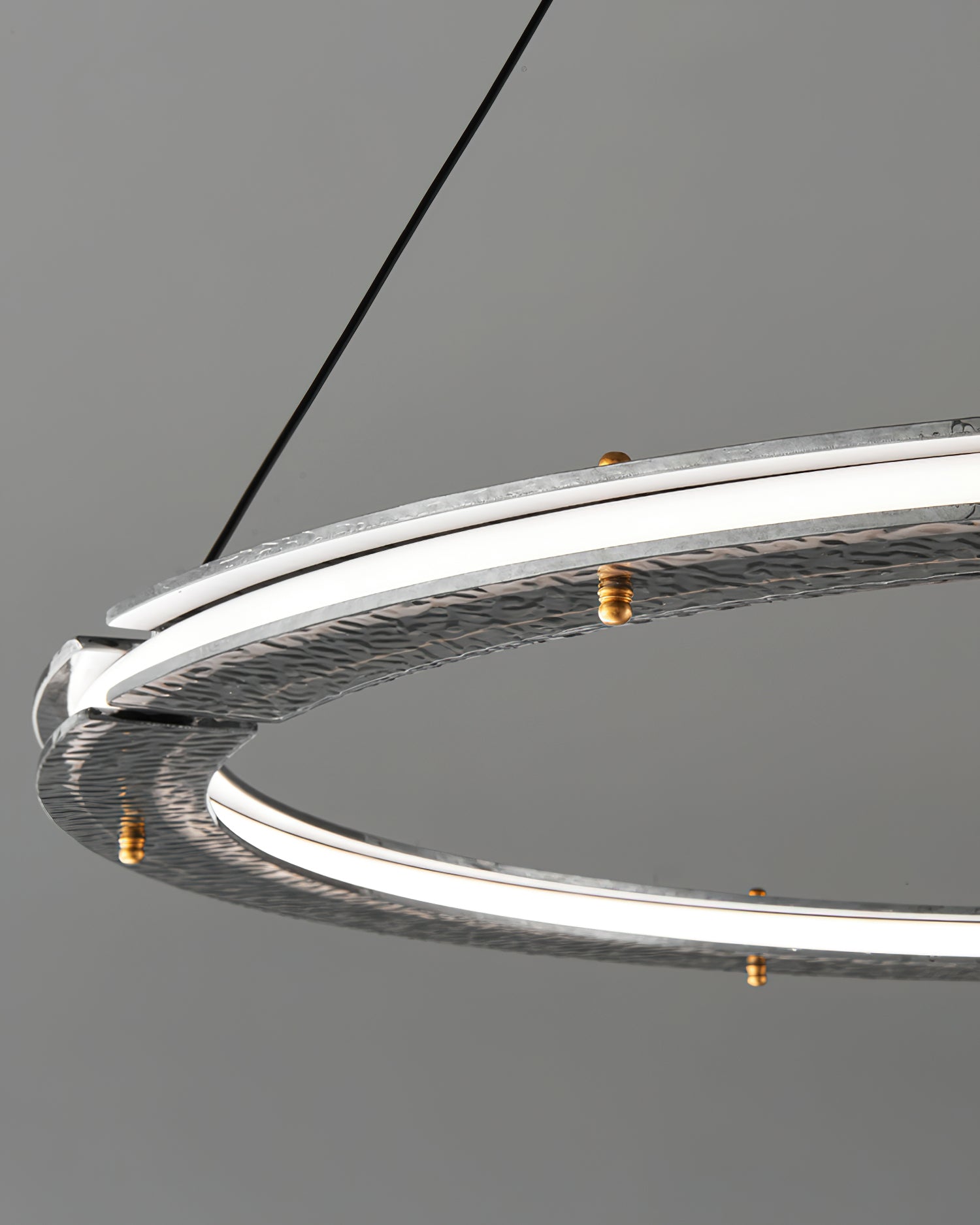 Lunara Double Anneau Crystal Lustre - Neutralighting