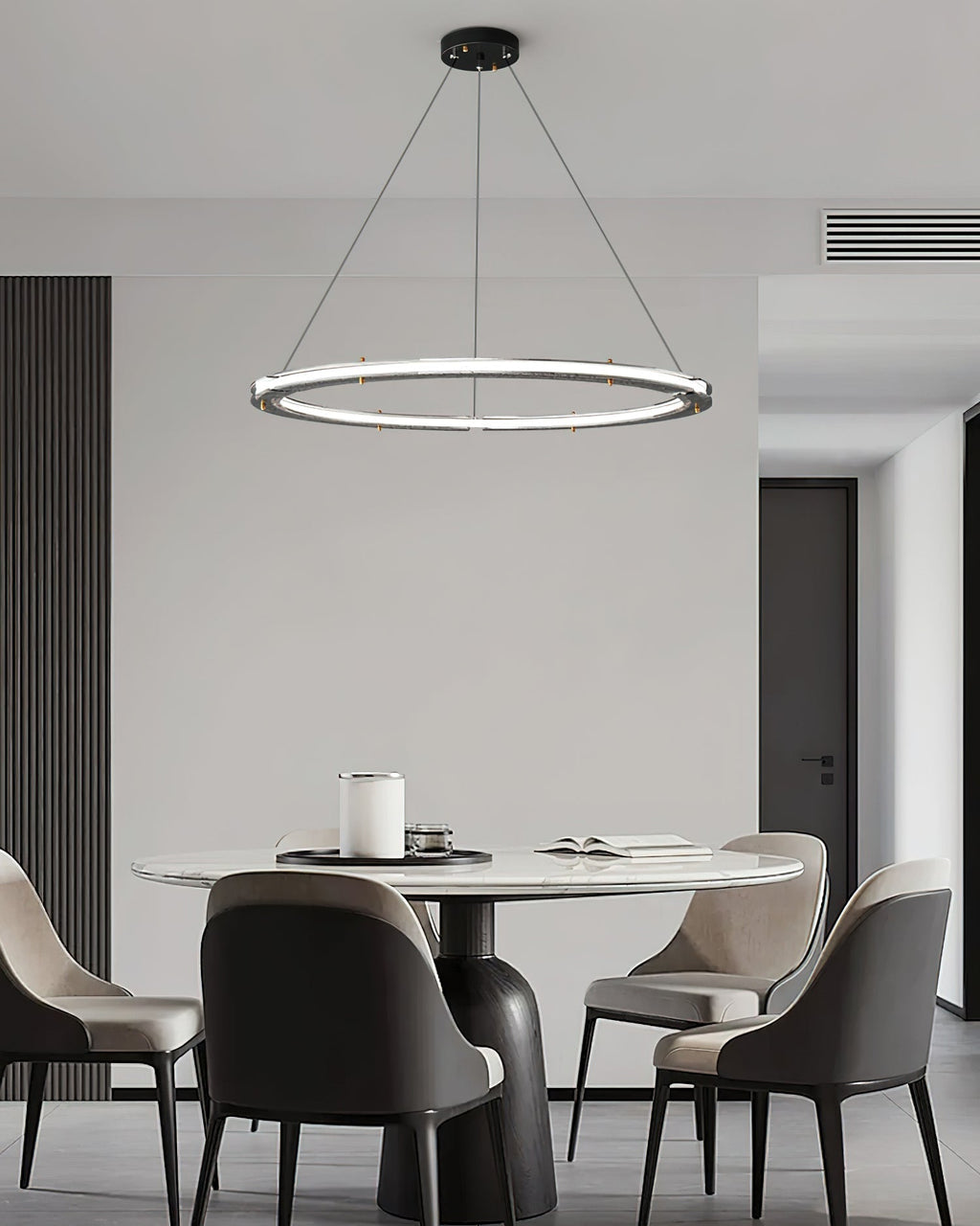 Lunara Double Anneau Crystal Lustre - Neutralighting