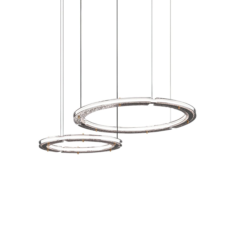 Lunara Double Anneau Crystal Lustre - Neutralighting