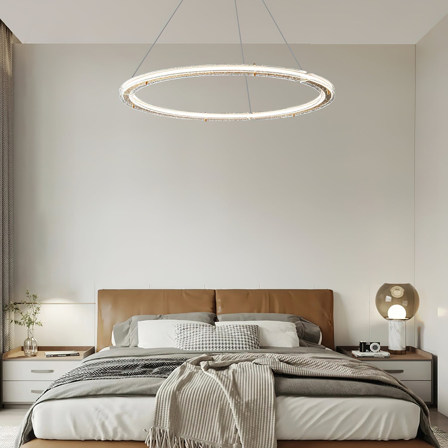 Lunara Double Anneau Crystal Lustre - Neutralighting