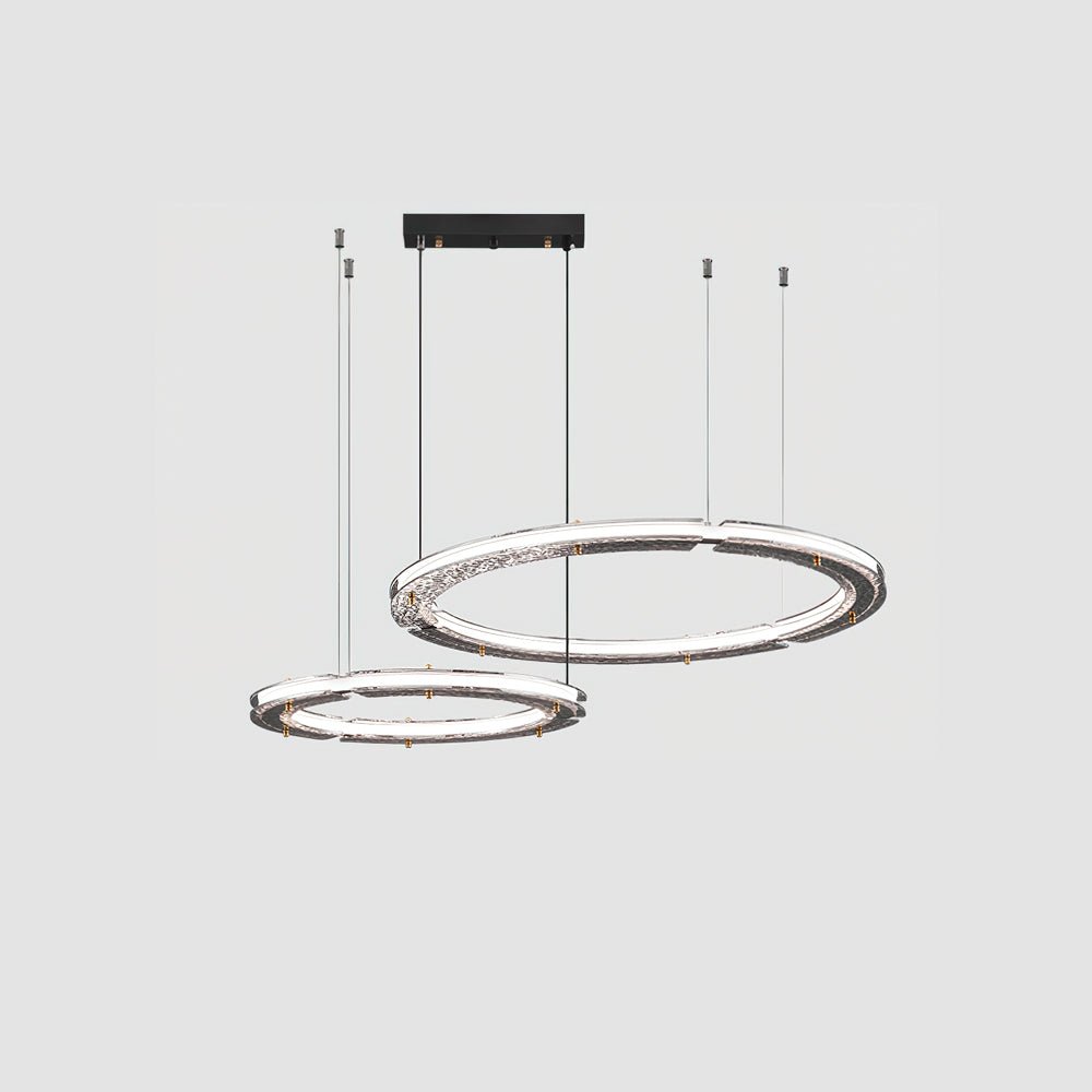 Lunara Double Anneau Crystal Lustre - Neutralighting