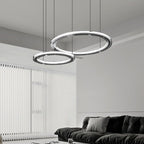 Lunara Double Anneau Crystal Lustre - Neutralighting