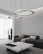 Lunara Double Anneau Crystal Lustre - Neutralighting