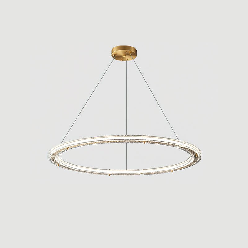 Lunara Double Anneau Crystal Lustre - Neutralighting