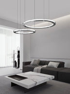 Lunara Double Anneau Crystal Lustre - Neutralighting