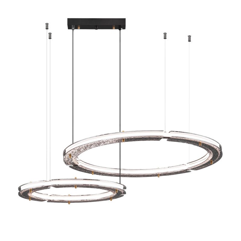 Lunara Double Anneau Crystal Lustre - Neutralighting
