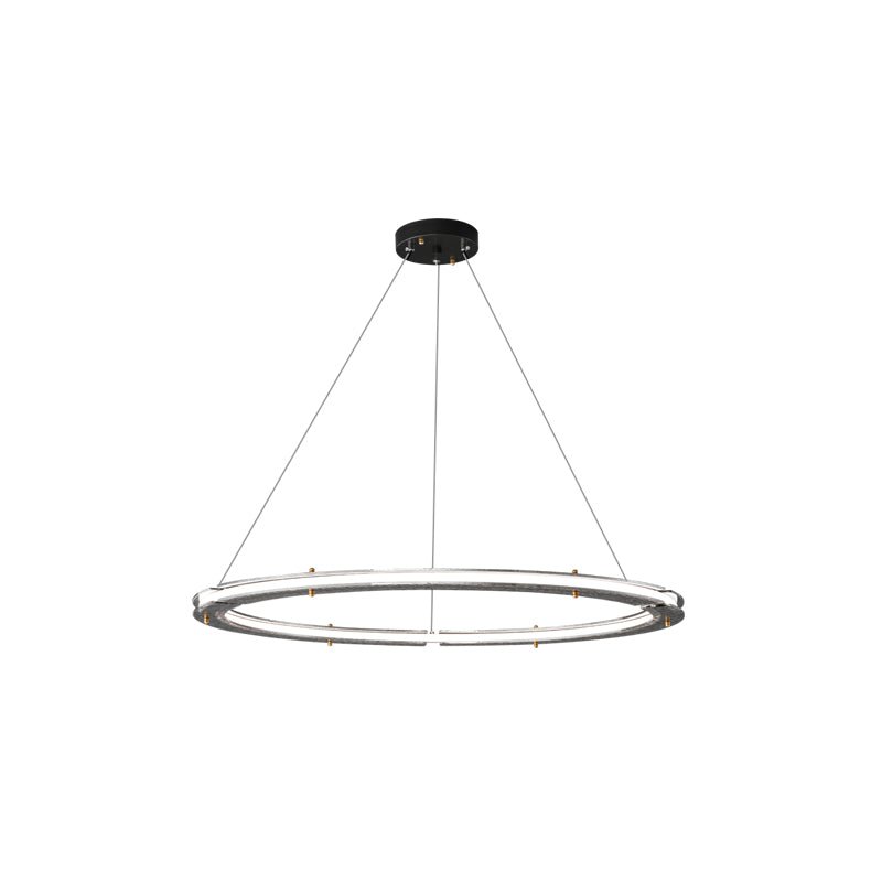 Lunara Double Anneau Crystal Lustre - Neutralighting