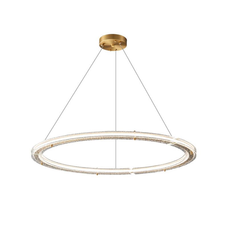 Lunara Double Anneau Crystal Lustre - Neutralighting