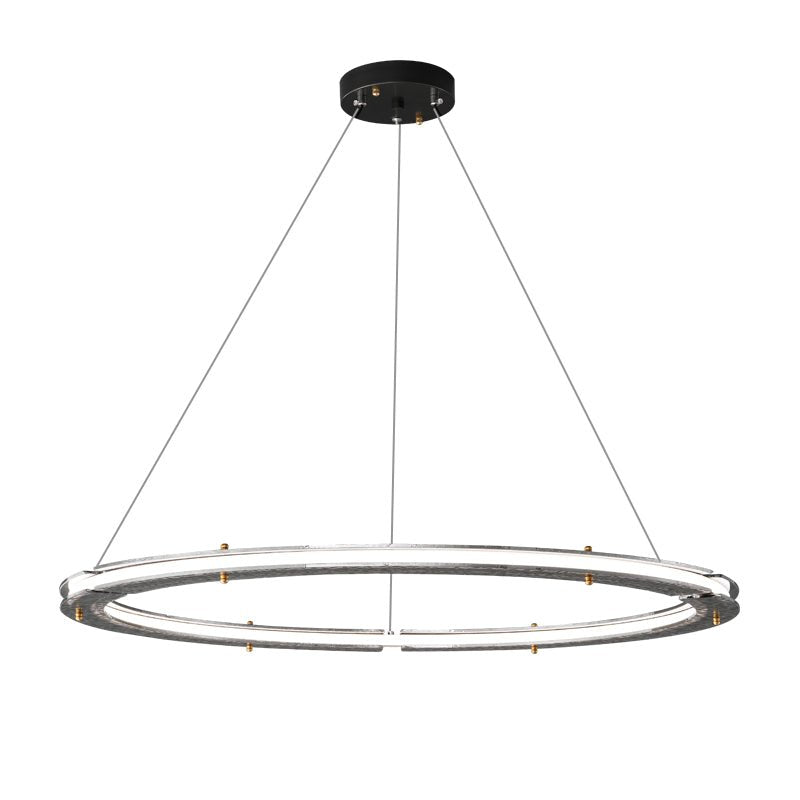 Lunara Double Anneau Crystal Lustre - Neutralighting