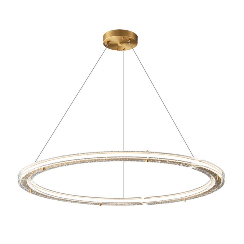 Lunara Double Anneau Crystal Lustre - Neutralighting