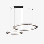 Lunara Double Anneau Crystal Lustre - Neutralighting