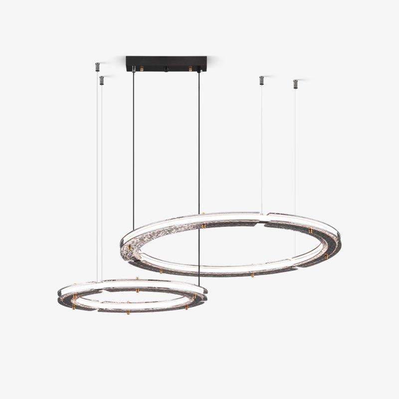 Lunara Double Anneau Crystal Lustre - Neutralighting