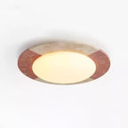 Zeraeos Plafonnier Minimaliste en Travertin - Neutralighting