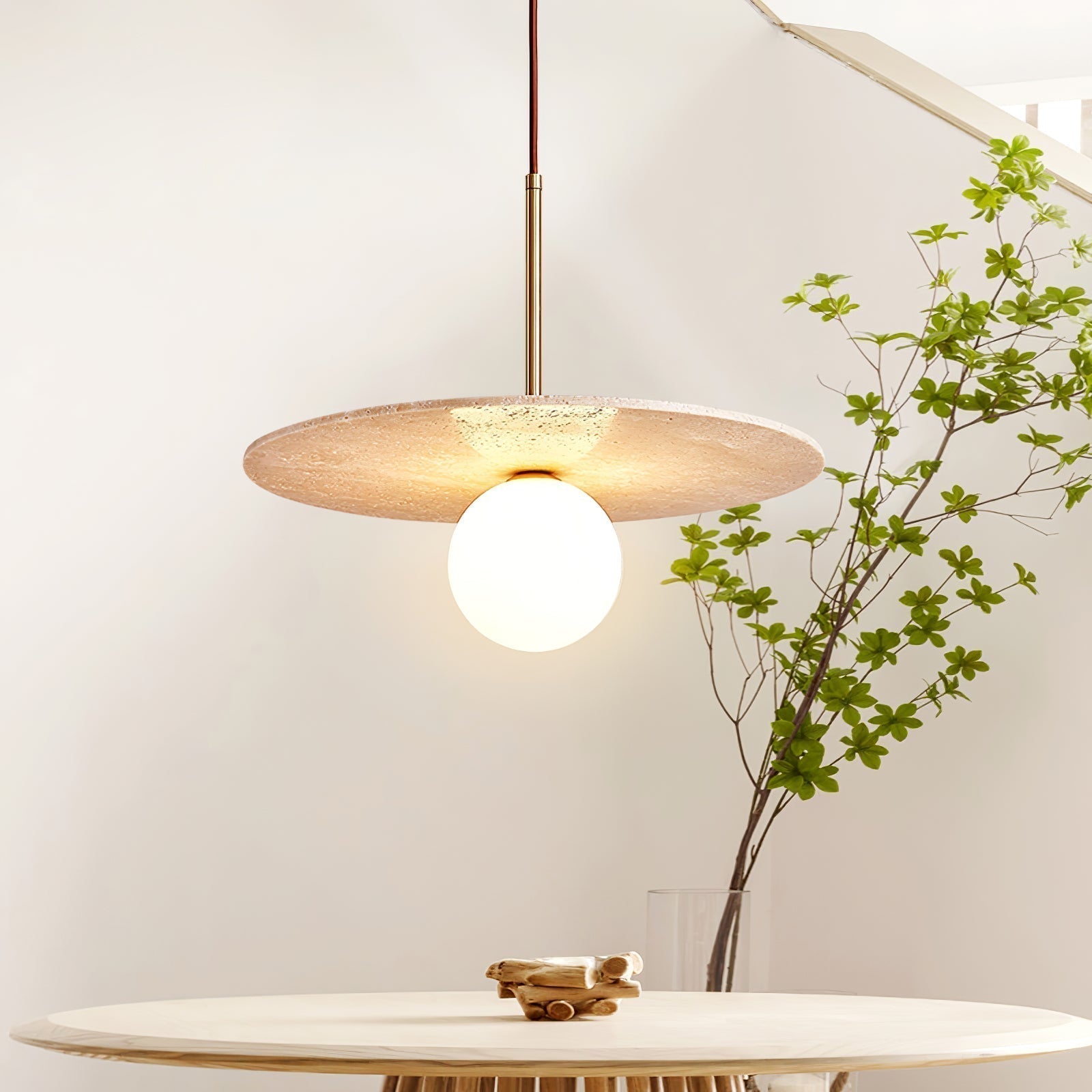 Vera Suspension Travertin - Neutralighting