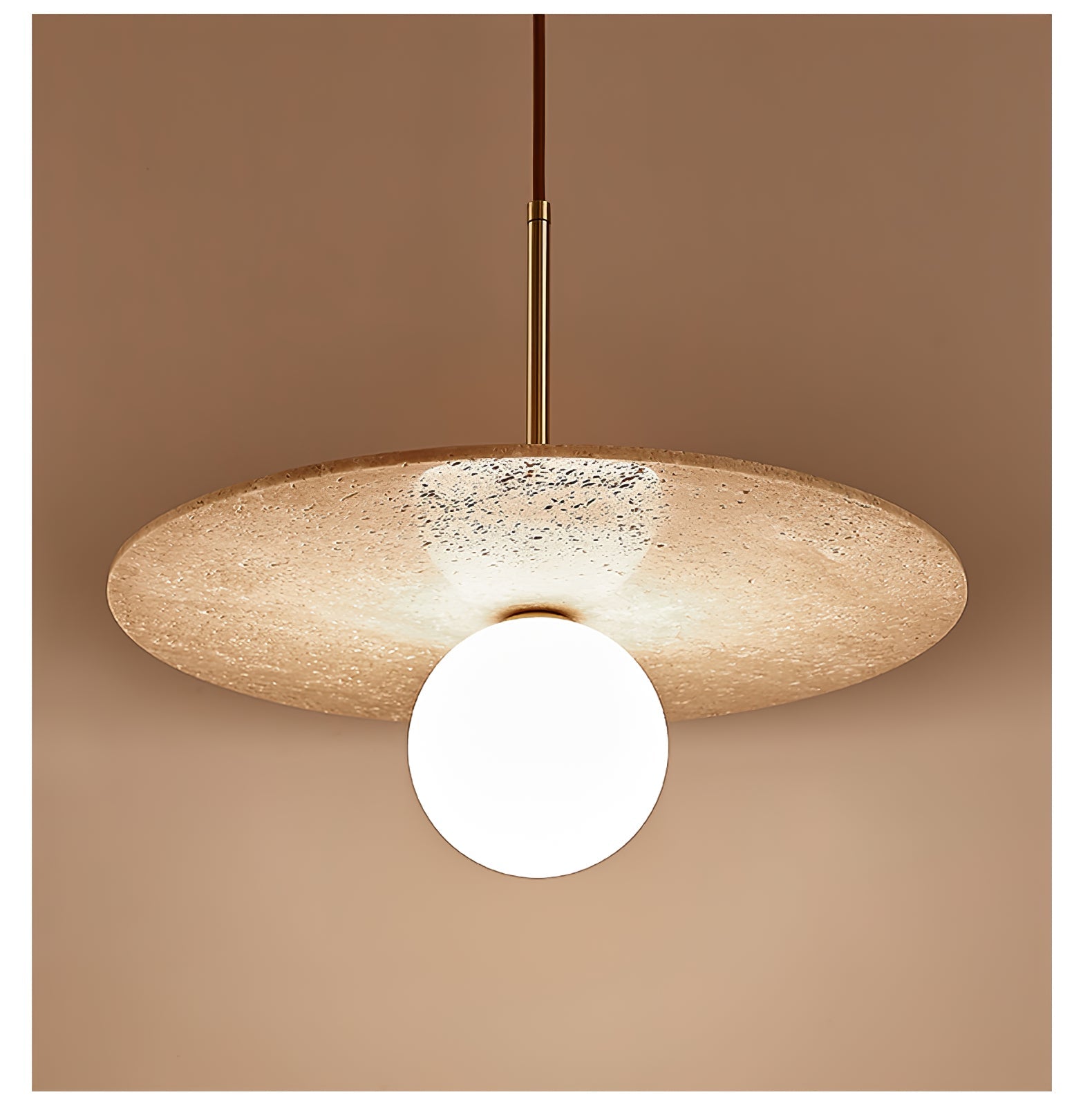 Vera Suspension Travertin - Neutralighting