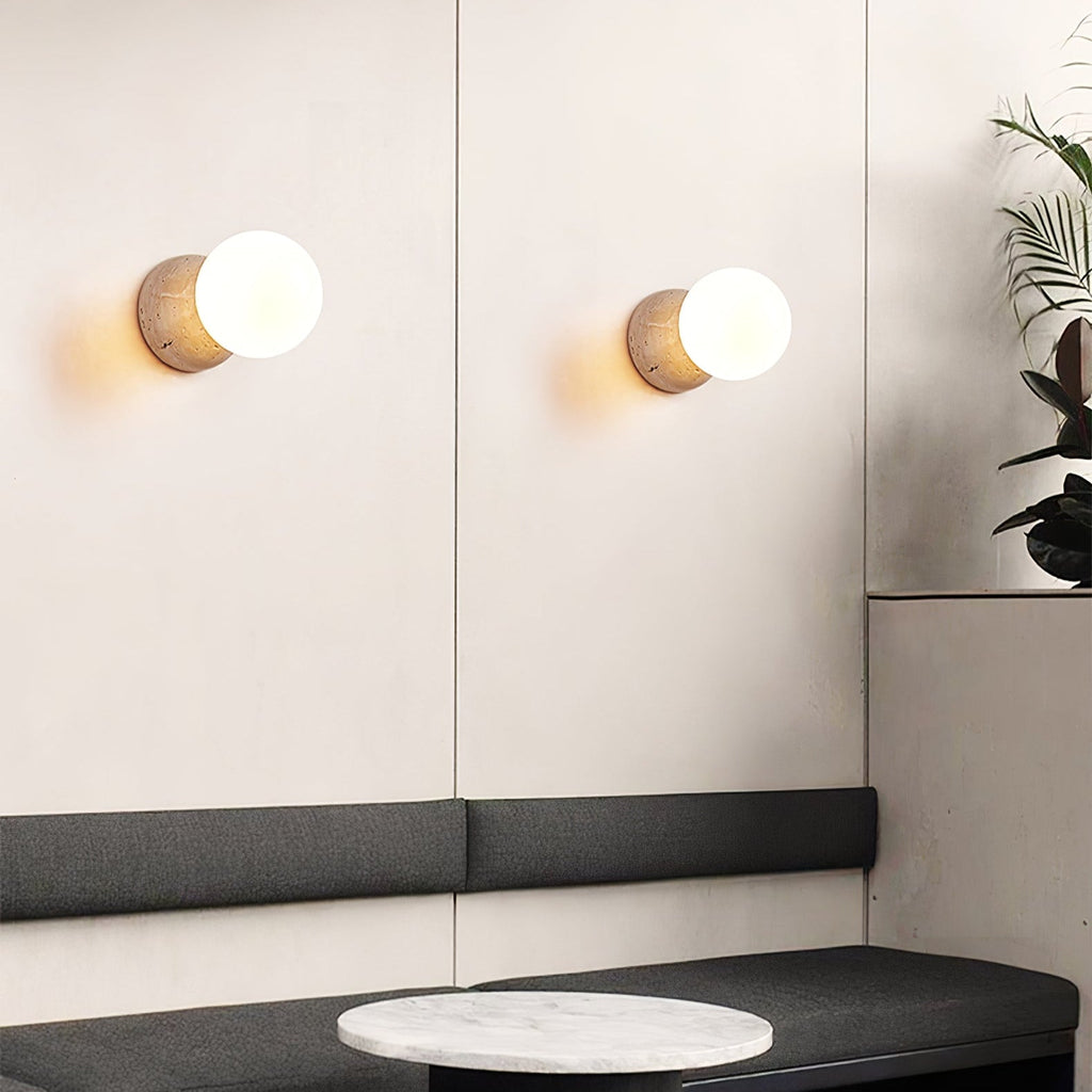 Cethair Travertin Luminaire Mural - Neutralighting