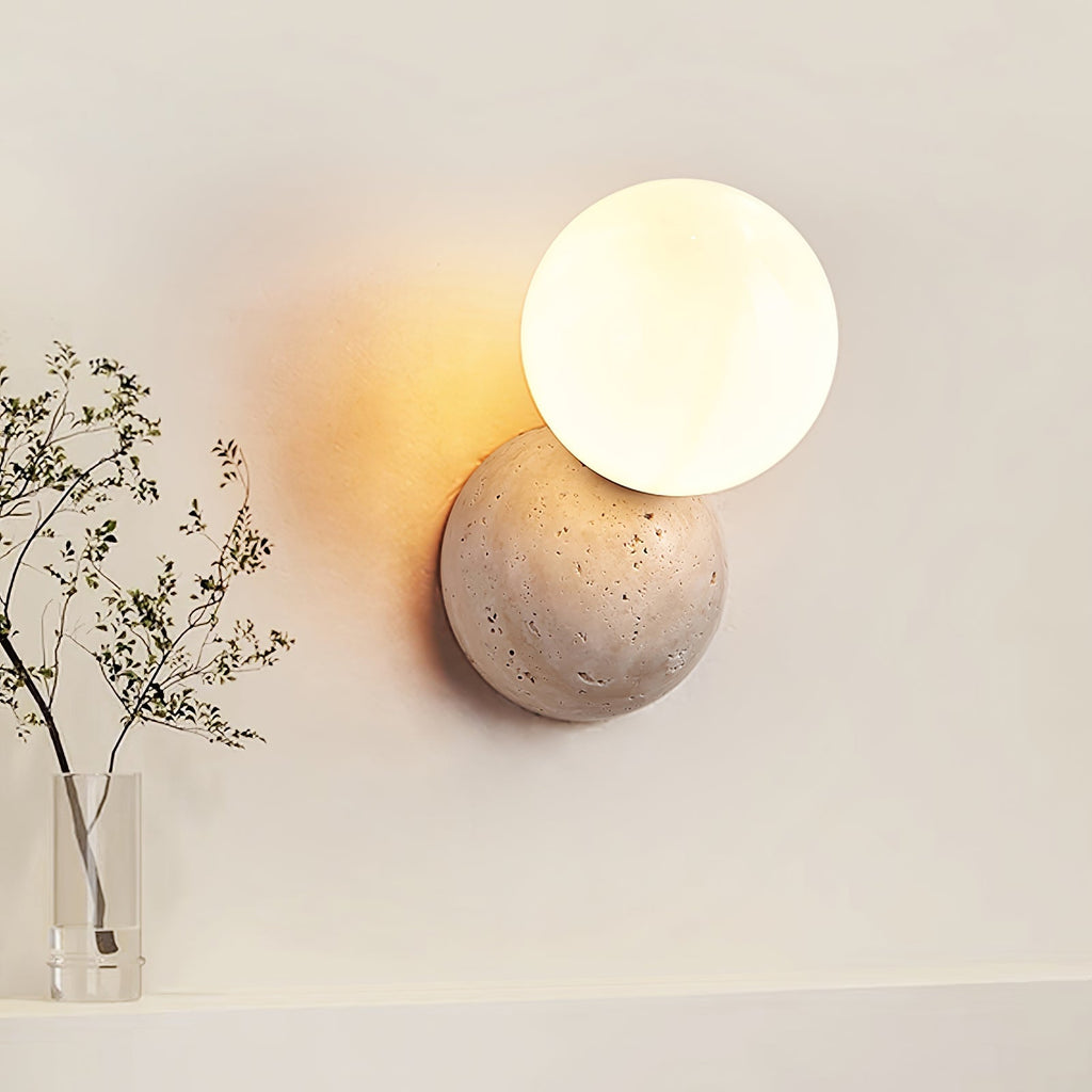 Cethair Travertin Luminaire Mural - Neutralighting