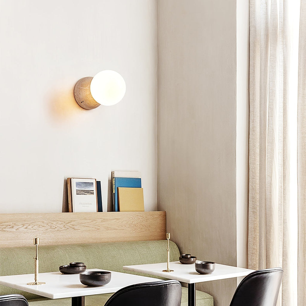 Cethair Travertin Luminaire Mural - Neutralighting