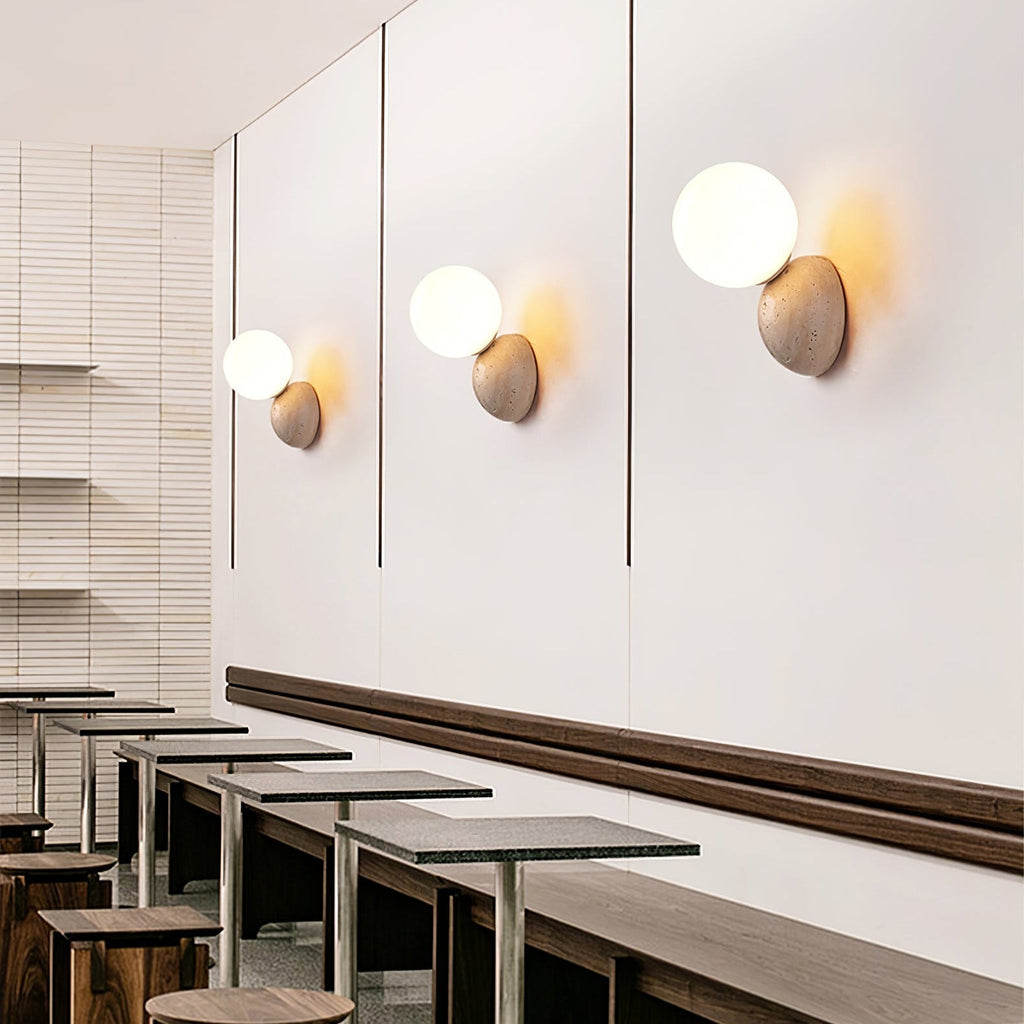 Cethair Travertin Luminaire Mural - Neutralighting
