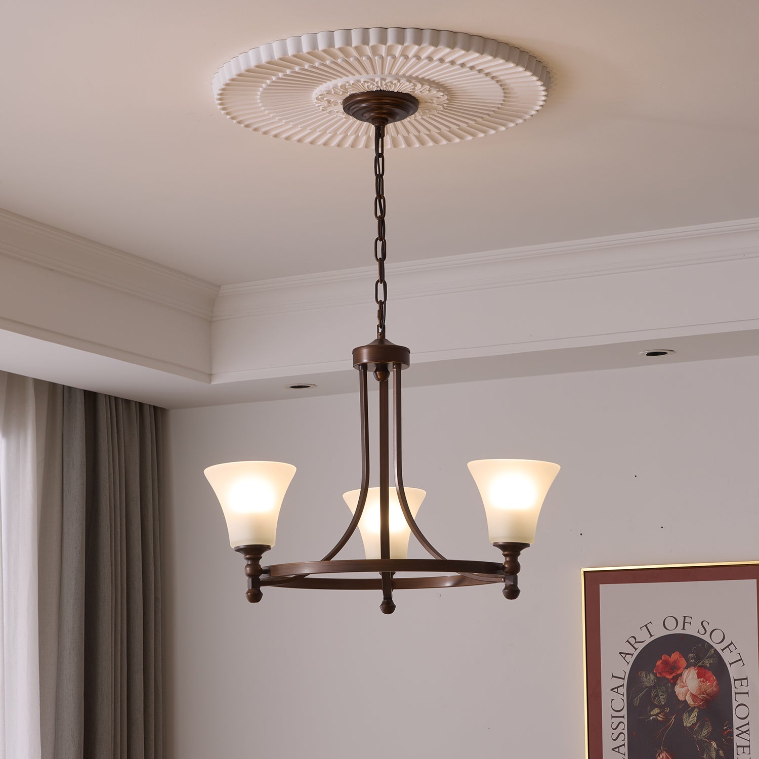 Celestine Chandelier Élévation Vintage Lueur - Neutralighting