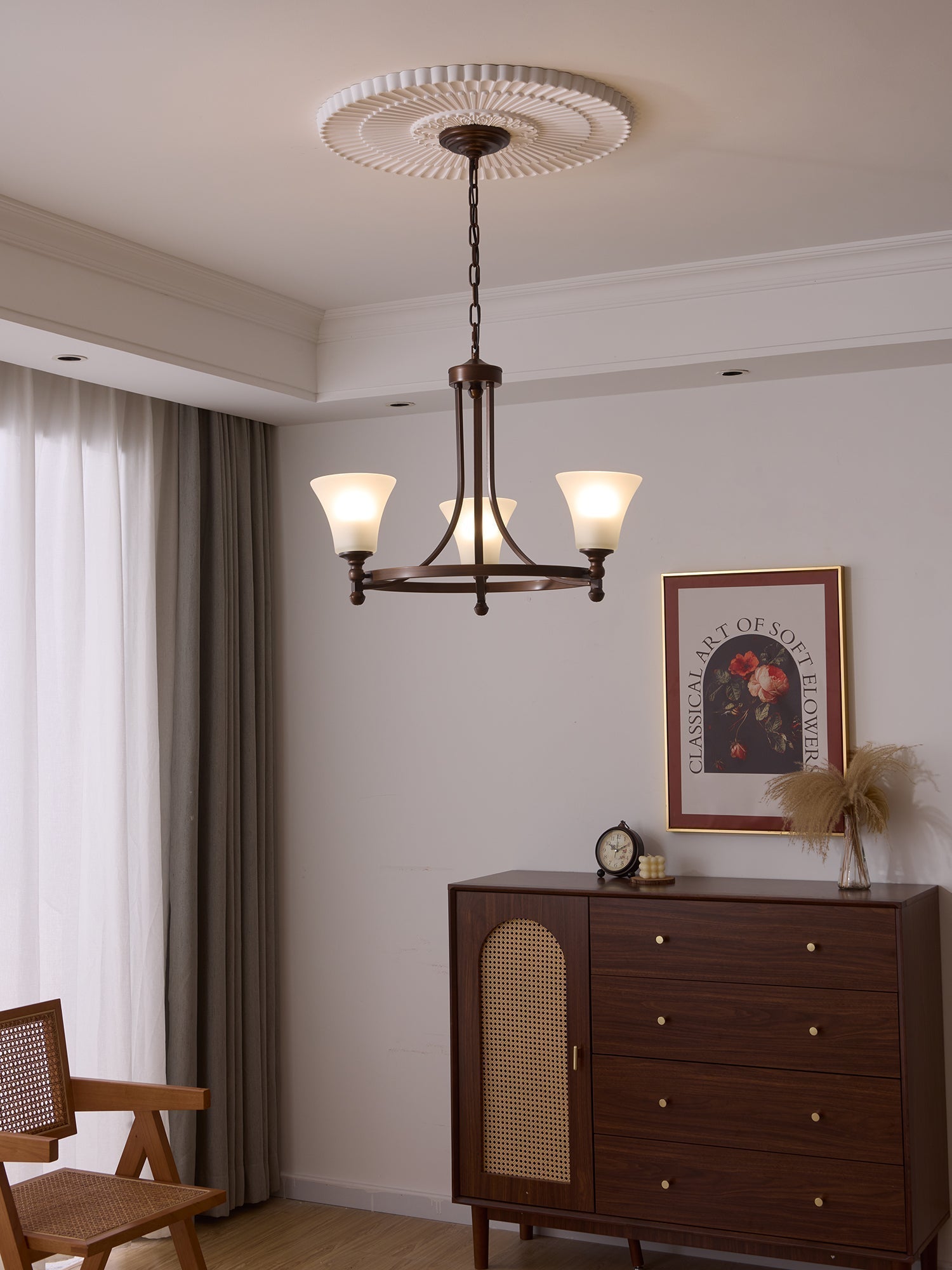 Celestine Chandelier Élévation Vintage Lueur - Neutralighting