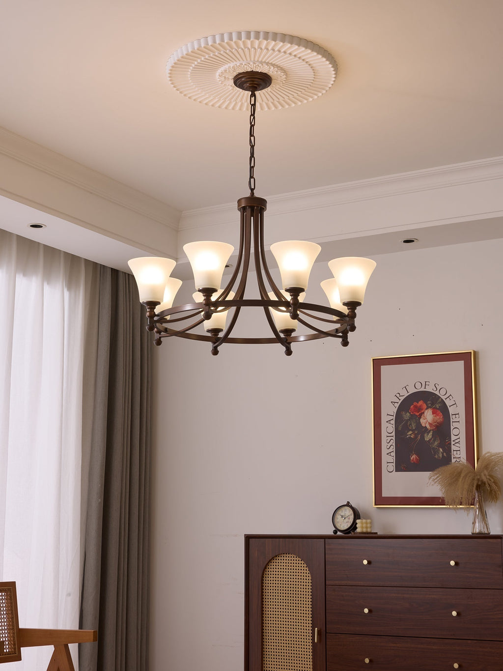 Celestine Chandelier Élévation Vintage Lueur - Neutralighting