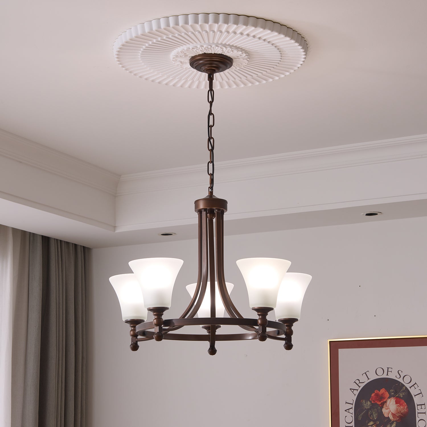Celestine Chandelier Élévation Vintage Lueur - Neutralighting